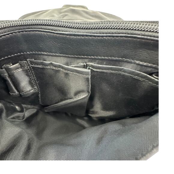 Solace Artsy Art To Wear Black Pebbled Buttery Soft Leather Boho Purse - Picture 10 of 14